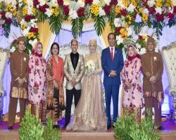 PRESIDEN HADIRI PERNIKAHAN PEMENAN