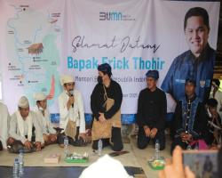 MENTERI BUMN ERIK TOHIR TINJAU LOK