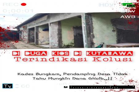 Pembangunan Kios Pasar Kutabawa Terind