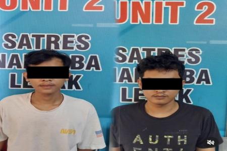 Dua Pengedar Shabu berhasil diamankan 