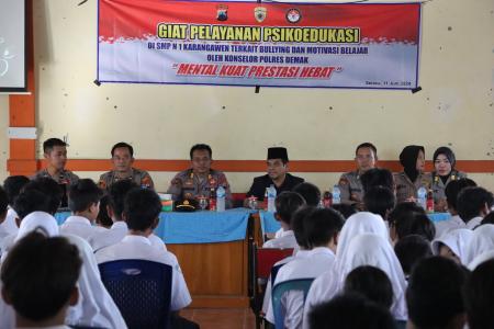 POLRES DEMAK GELAR SOSIALISASI ANTI BU