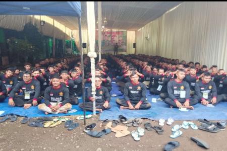 Diklatsar Banser Tahun 2024 di Pengade