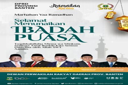 DPRD Provinsi Banten Mengucapkan Marha