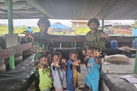 Outing class Satgas Yonif 521DY Belaja