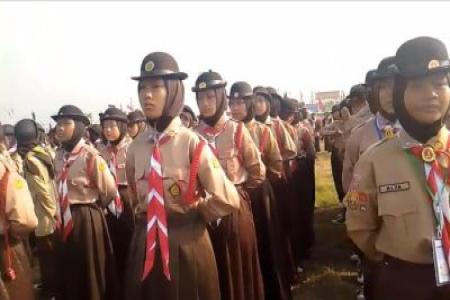 Hj Idah Hamidah Resmi Buka Jambore dan