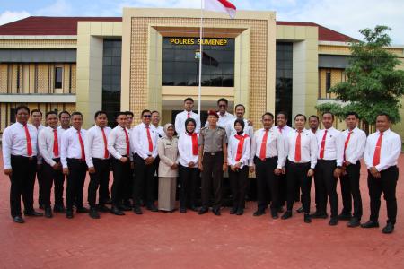 Kapolres Sumenep Pimpin Upacara Korps 