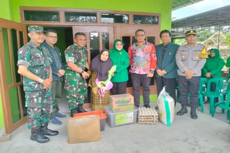 Resmikan RTLH Dalam Bakti Teritorial P