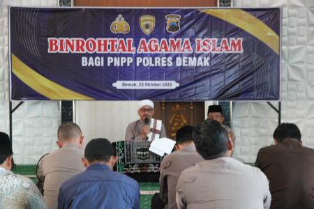  POLRES DEMAK GELAR BINROHTAL, BEN