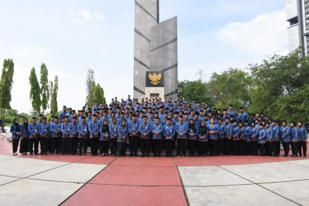 Sambut HUT Korpri ke54 ASN Polda Jatim